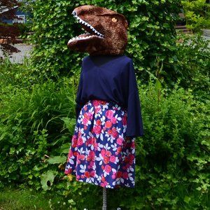 NWOT Modcloth 4X Retro Floral A-Line Skirt